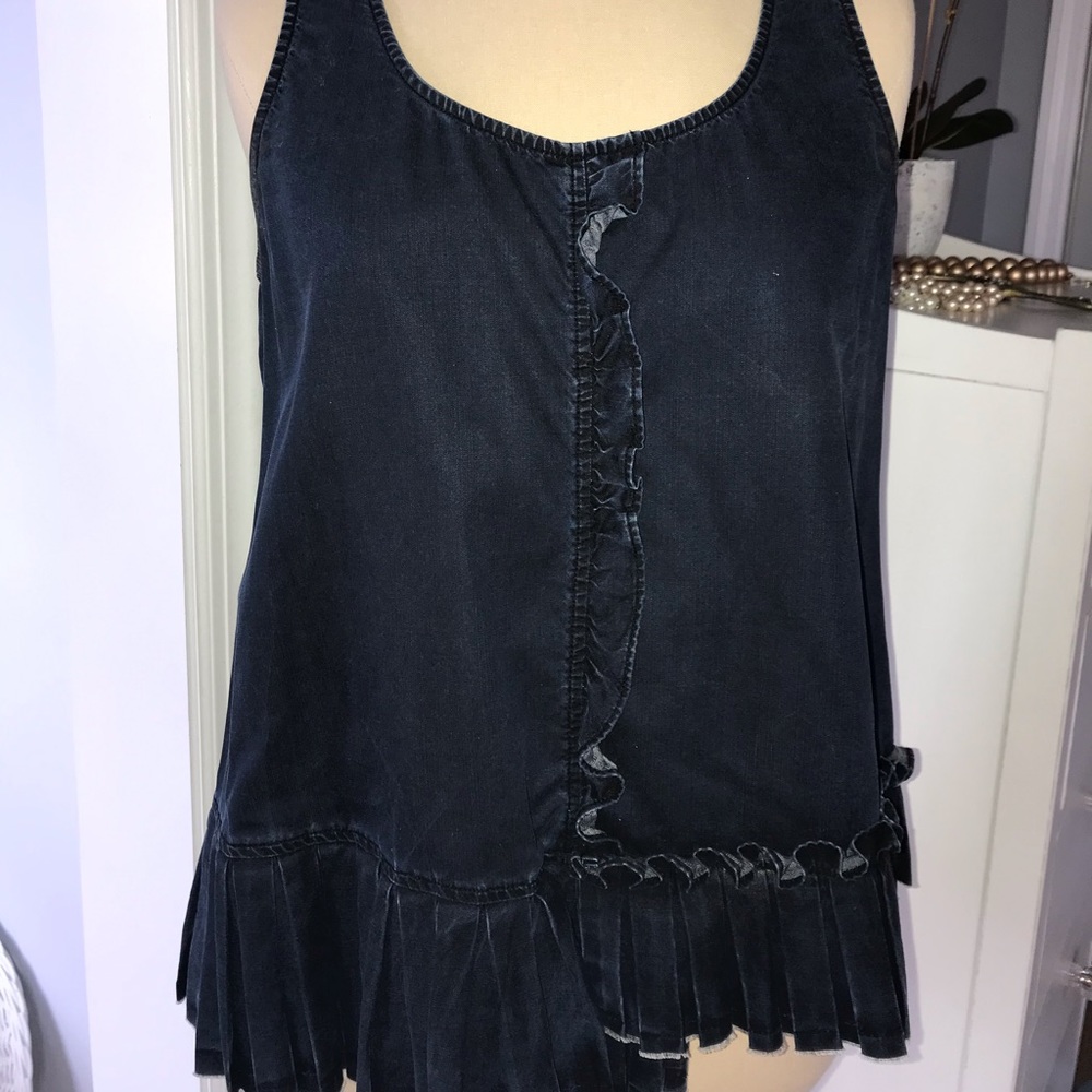 Ecru Denim Tank